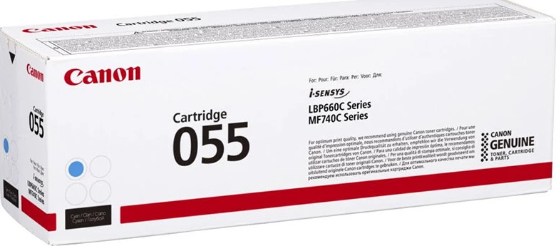 Toner Canon 055 / 3015C002, 2100 faqe, standard, cyan