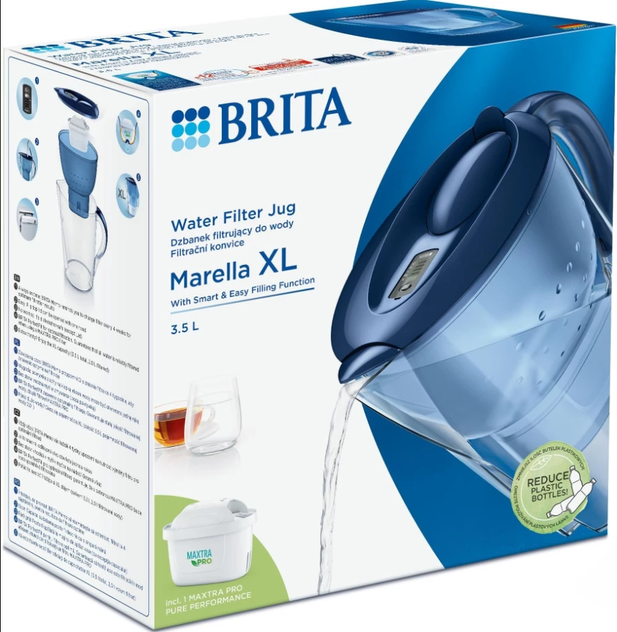 Bokall për filtrim të ujit Brita Marella Xl Pro Blue