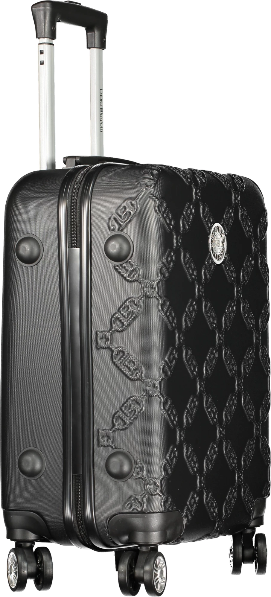 Trolley për femra LAURA BIAGIOTTI small, e zezë