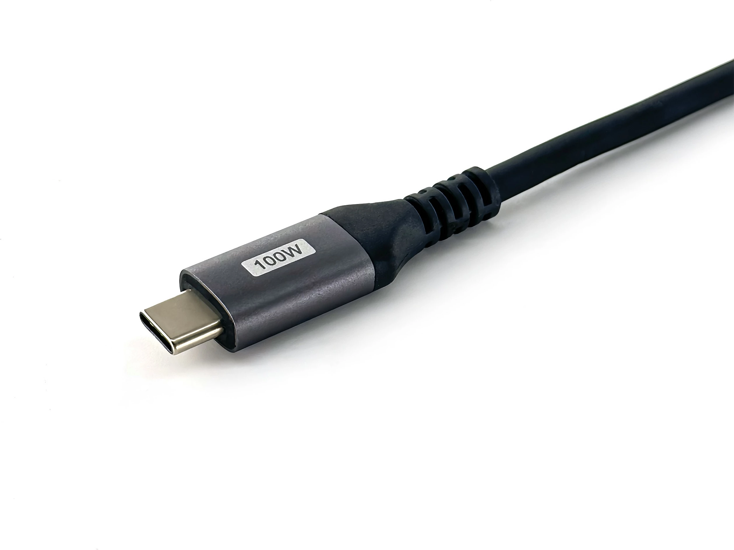 Kabëll USB C në C 90° Equip 128892, 2m, 100W, USB 2.0, i zi