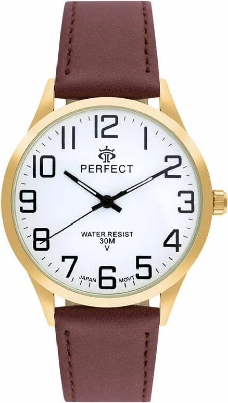 Orë dore për meshkuj PERFECT GXB452-12, e zezë