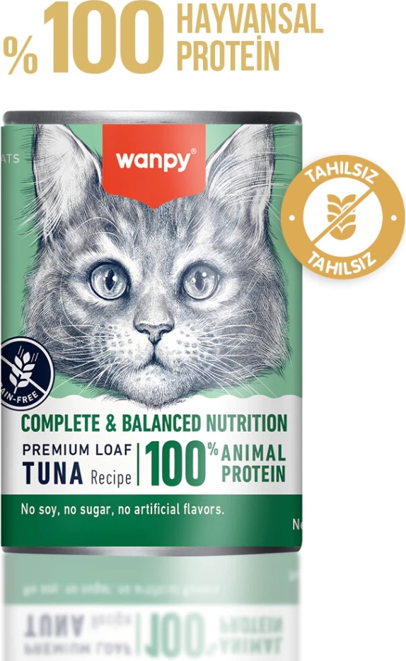 Wanpy Konserve Kedi me Ton Balik 375gr (Copy)