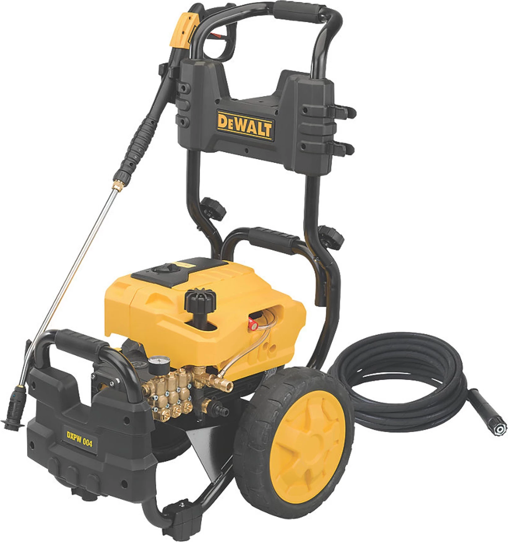 Pastrues me presion të lartë Dewalt DXPW004 150 bar 600 l/h 2.8 kW, verdhë/zezë