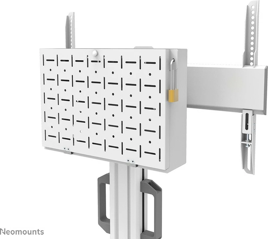 Karrocë portative TV Neomounts Newstar FL50S-825WH1, për ekrane 37-75 inç, rregullim lartësie, ngjyrë e bardhë