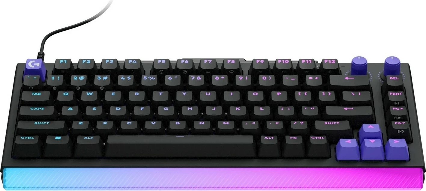 Tastierë gaming Logitech G512 X, 75%, magnetike-mekanike, RGB, me kabllo, e zezë