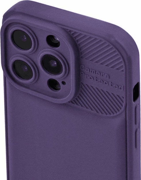 Mbështjellës silikoni HAVANA Xiaomi Redmi 12C, matte carbon, vjollcë, MPN 17557