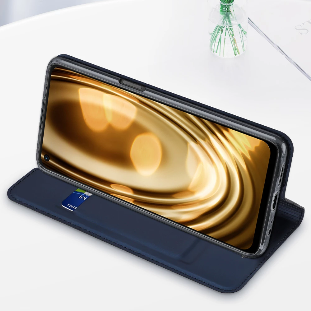 Mbështjellës Dux Ducis Skin Pro për Realme 9i / Oppo A36, me kapak, Blu