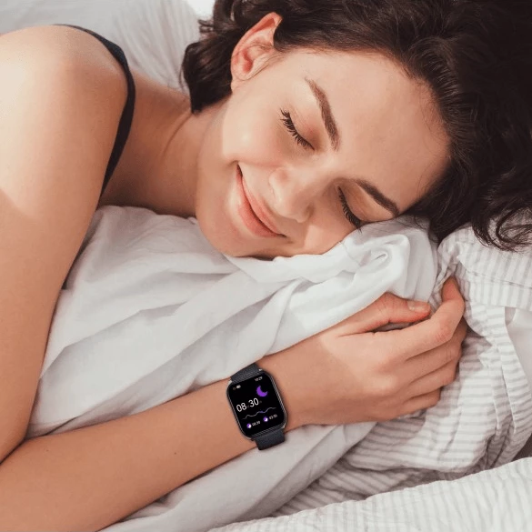 Smartwatch Xiaomi Haylou Watch 2 Pro LS02 Pro, SpO2, IP68, Bluetooth 5.3, bateri 250 mAh, argjendtë me rrip të bardhë