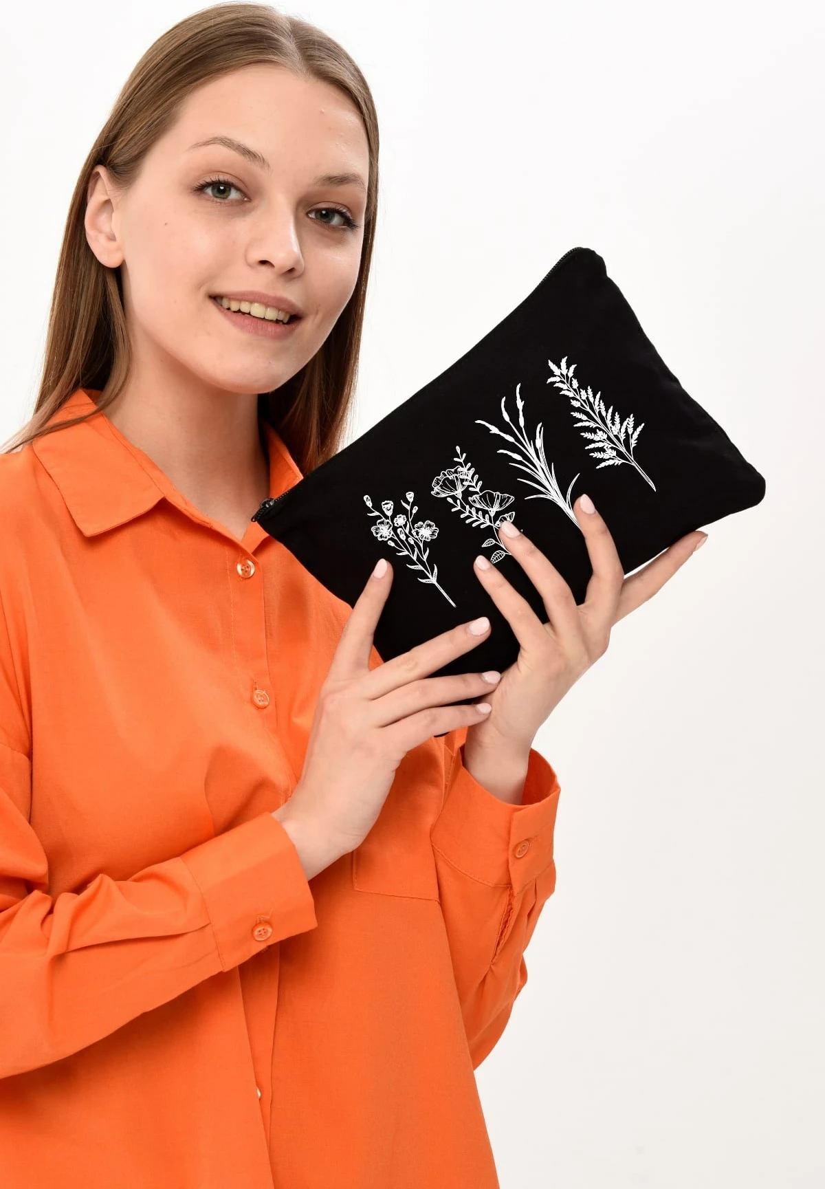 Qese për make-up Zoozie Bags, 1703, e zezë, 25x18cm