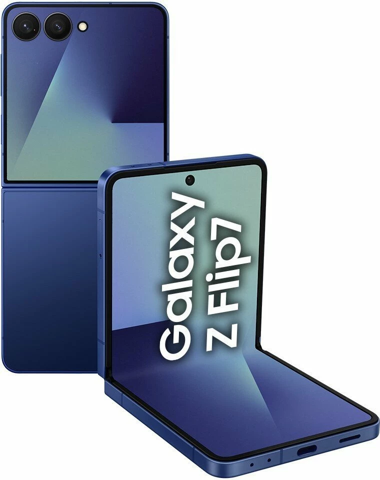 Celular Samsung Galaxy Z Flip7 5G 12GB/512GB (SM-F766BDBHEUE), Blue