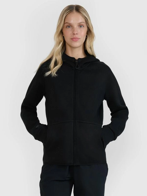 Duks me kapuç për femra 4F, gri