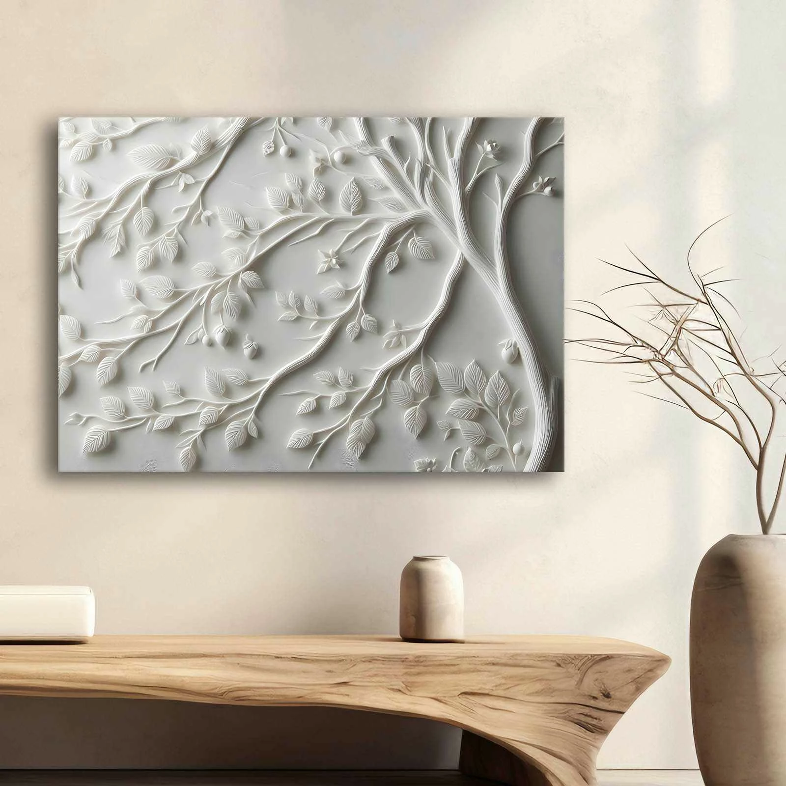 Pikturë dekorative në kanavacë Wallity, shumëngjyrëshe, 70x100cm, 70100Wabisabi-035