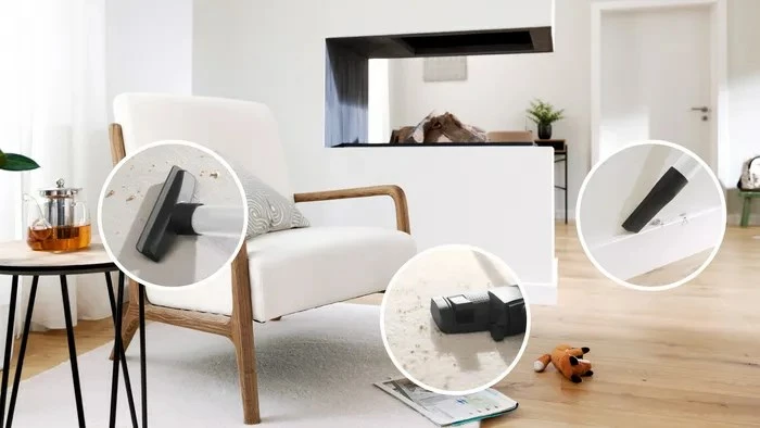 Fshesë me korent Bosch Serie 4 BGB41HYG1H, 600 W, me qese, e bardhë