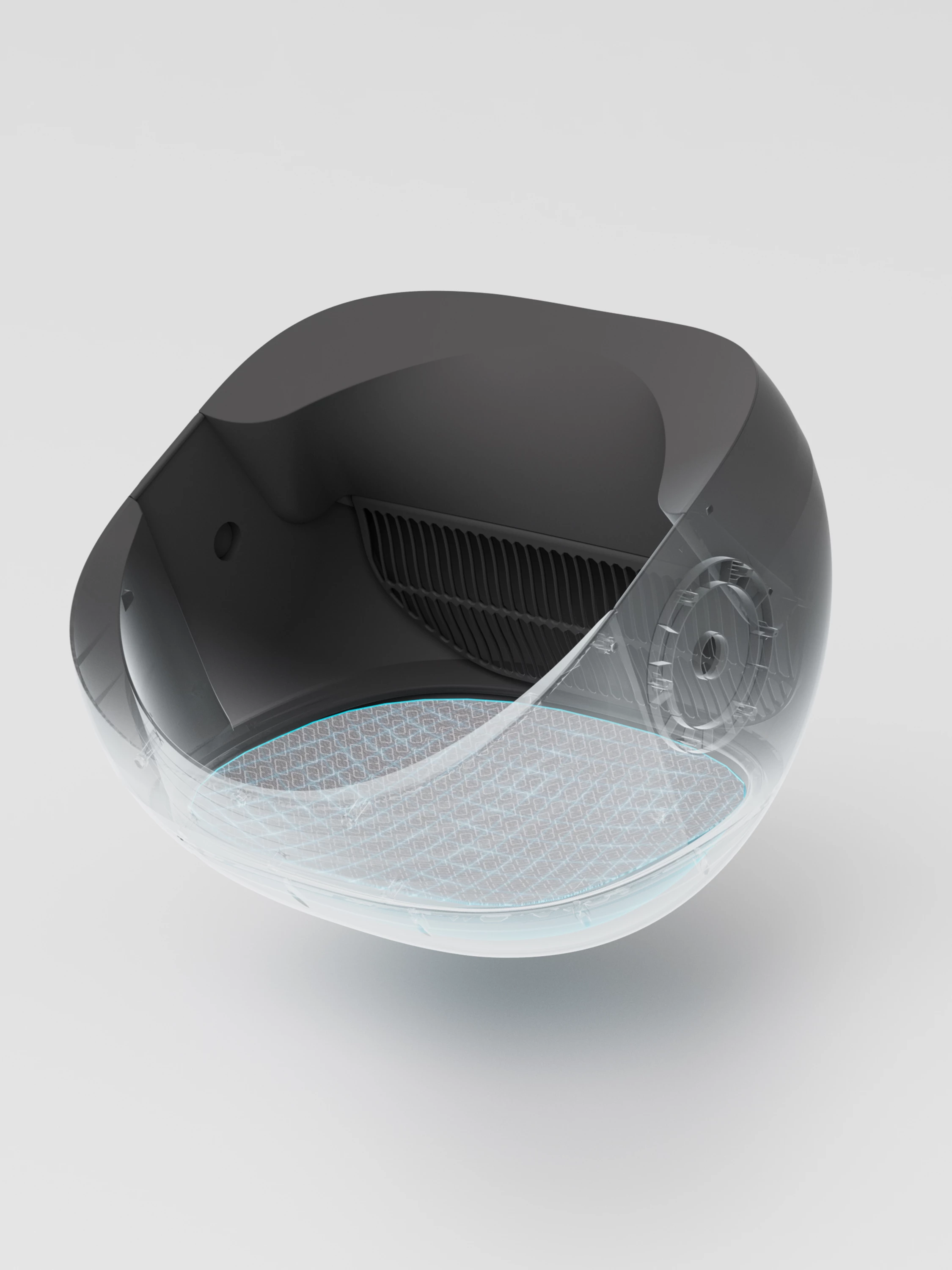 kuti rëre smart automatike për mace Catlink C08 Scooper OPEN-X, me Wi‑Fi/app, 4 L rërë + 12 L depo mbetjesh, gri