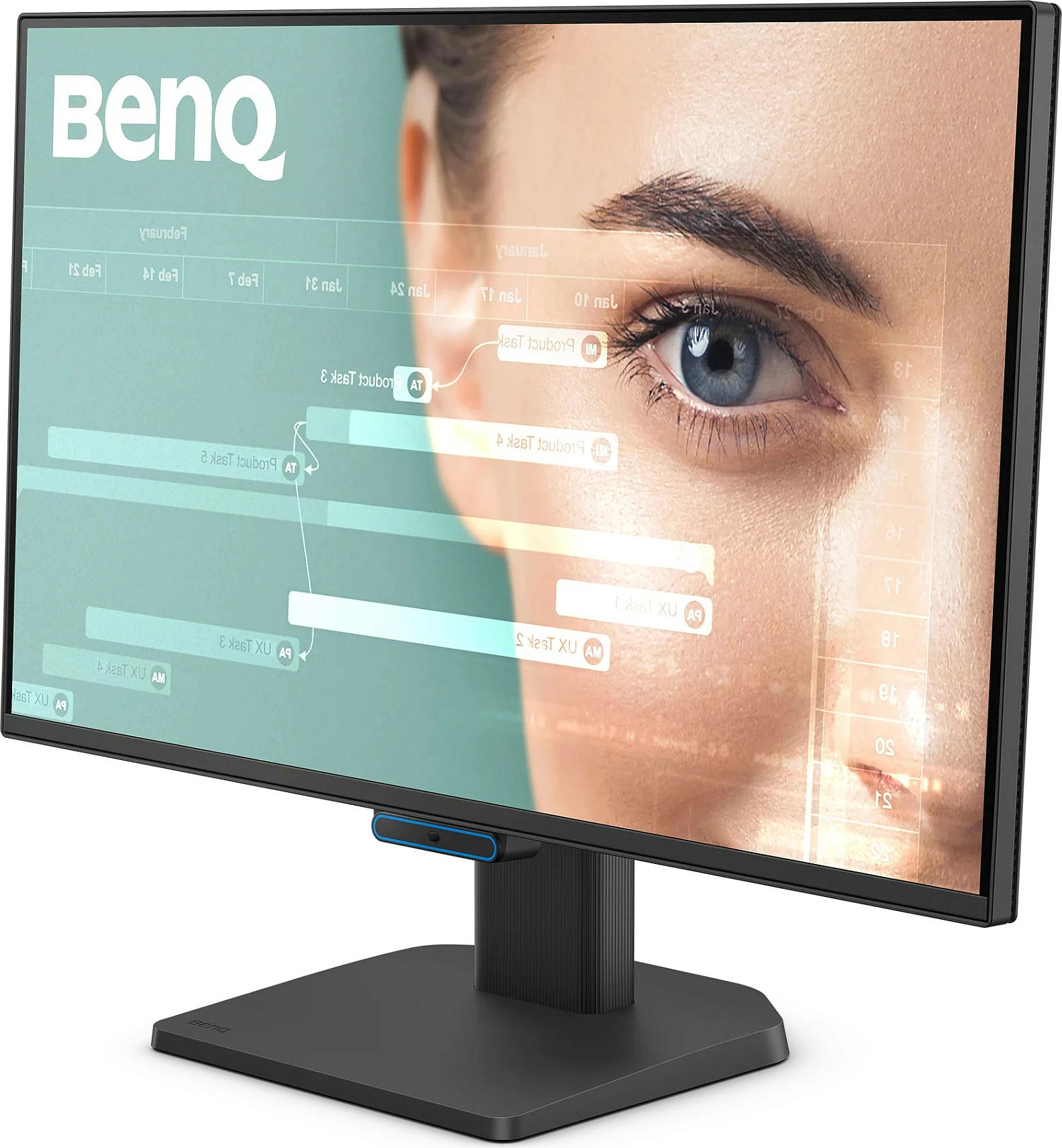 Monitor BenQ GW2490C 23.8" Full HD IPS, USB-C, FreeSync, altoparlantë të integrum, i zi