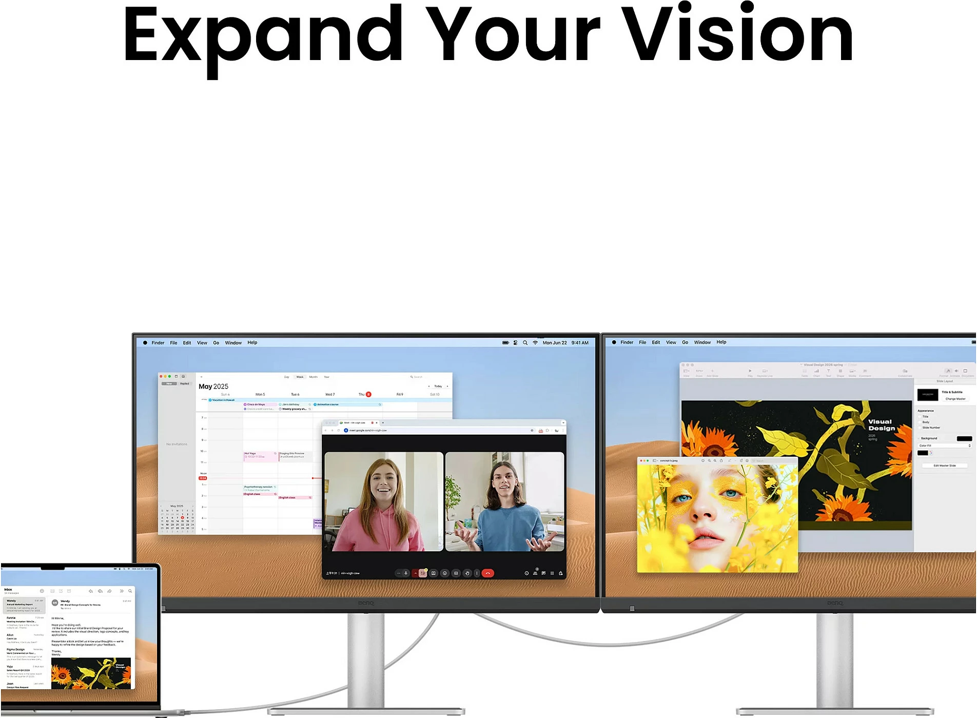 Monitor BenQ MA270S 27" 5K, USB-C/HDMI, HDR, KVM, argjendtë