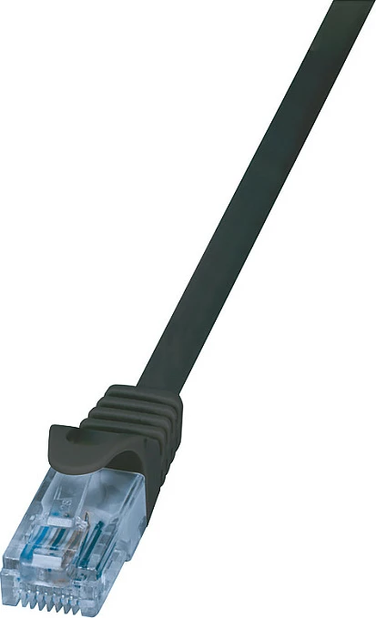 Kabllo rrjeti LogiLink Patch Cat.6A U/UTP, 1.5m, e zezë