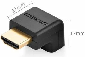 Adapter HDMI këndor Ugreen 20109, i zi