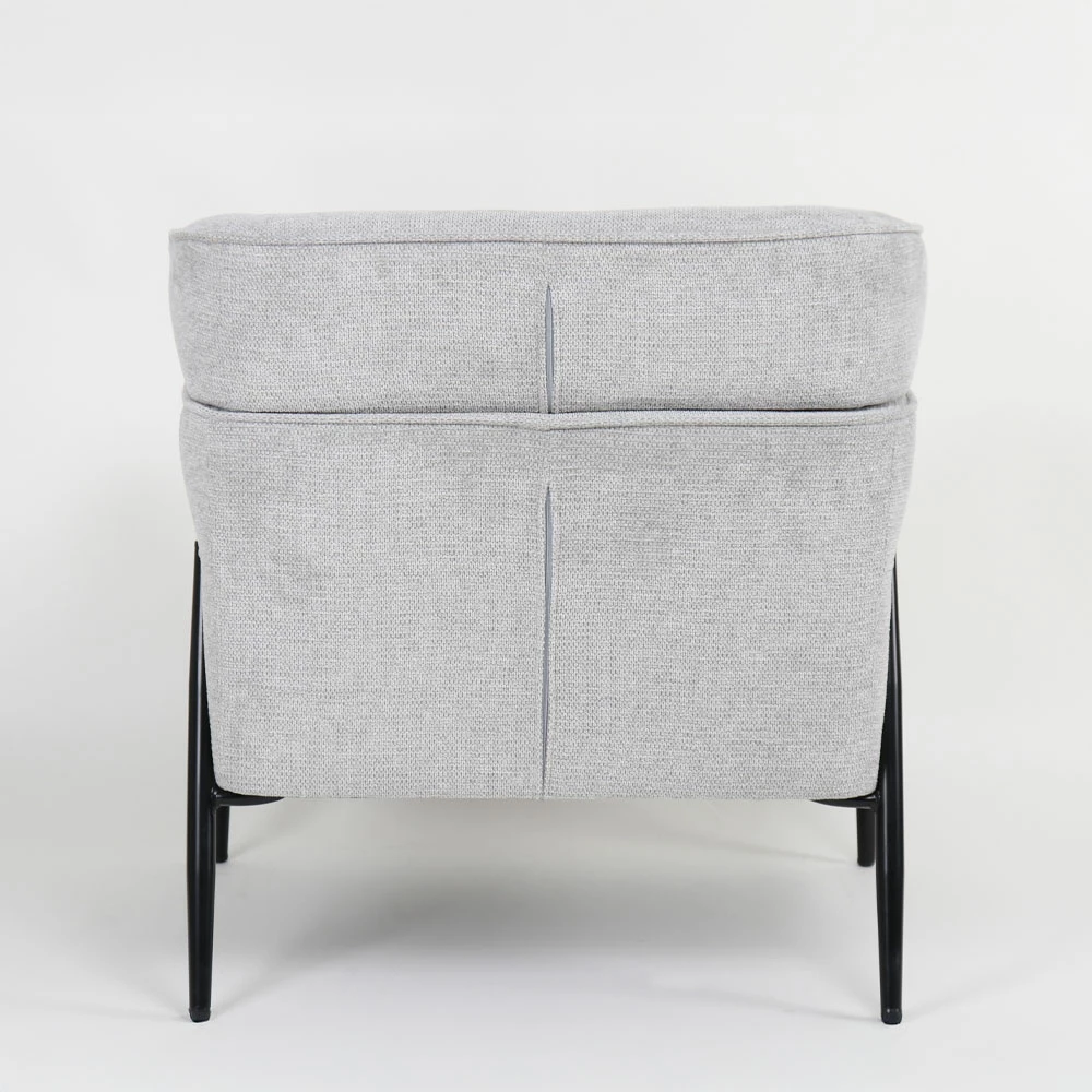 Fotel Lenon, ngjyrë gri, 83x83x85cm