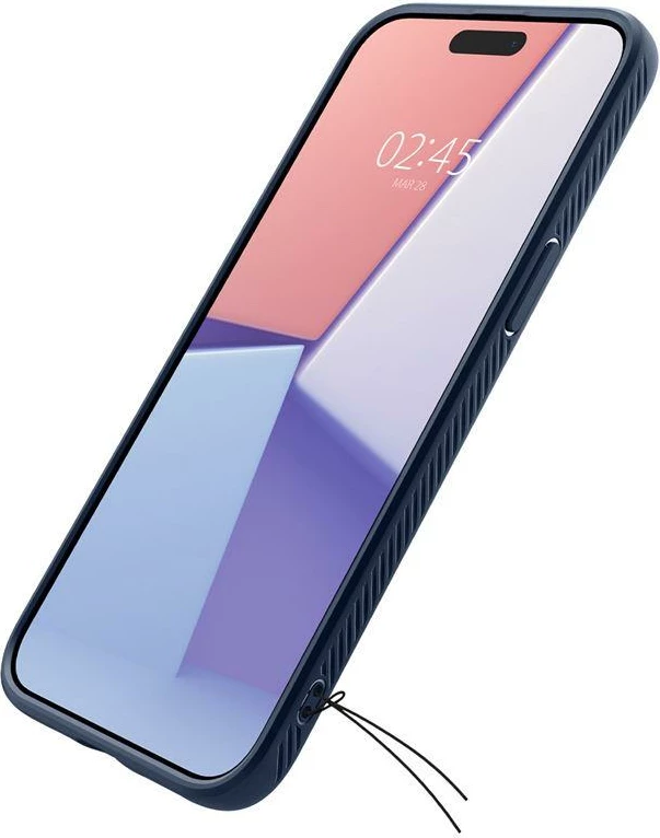 Mbështjellës Spigen Liquid Air për iPhone 15 Pro Max, Blu