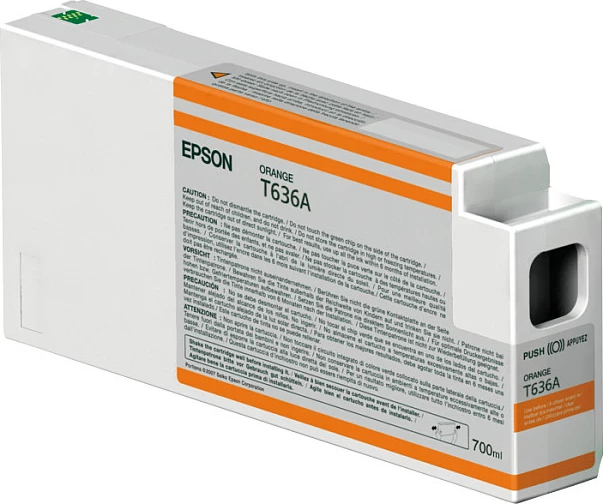 Kartrixh boje Epson T636A, 700 ml, Orange (portokalli)