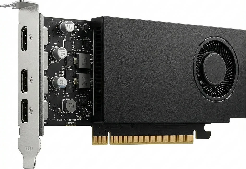 Kartelë grafike NVIDIA Quadro RTX A400, 4GB GDDR6, PCIe 3.0 x16, Low Profile, e zezë