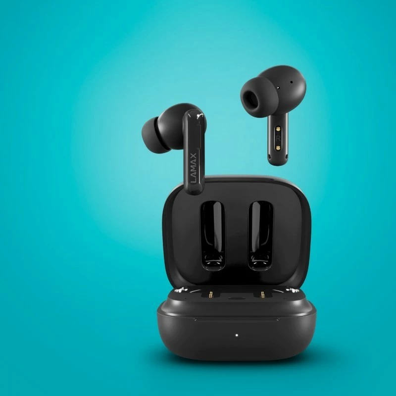 Kufje Lamax Clips1 Plus, wireless, Bluetooth 5.3, 42 orë, të zeza