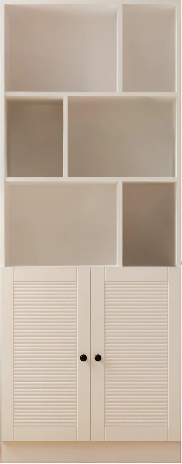 Raft librash Skye Decor, ngjyrë e bardhë mat, RB-117