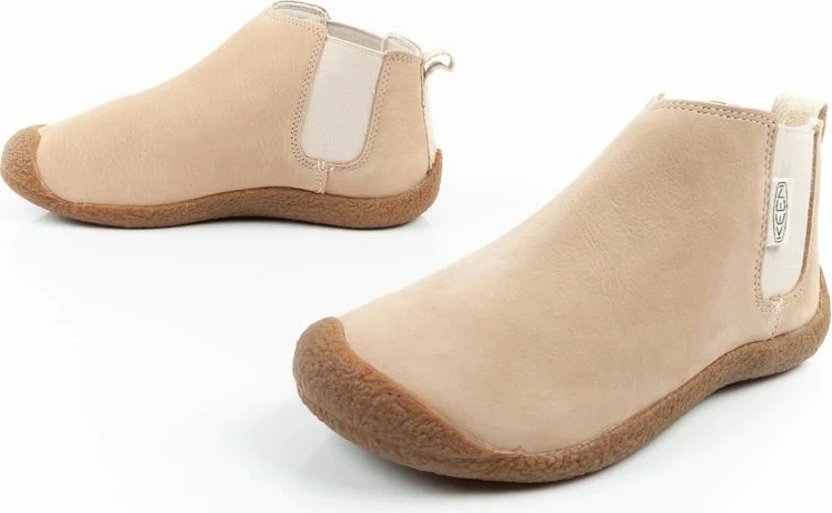 Çizme të shkurta femra Keeza, bezhë