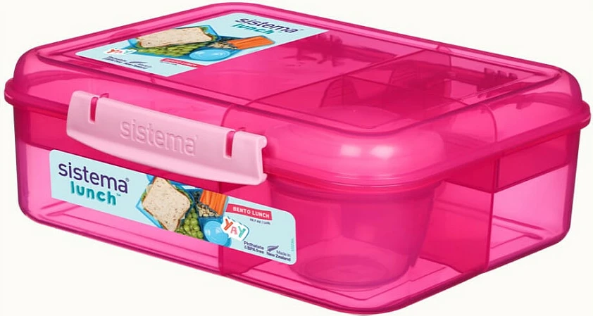 Kuti dreke Sistema Bento, 1.65 L, me ndarje, e kaltër