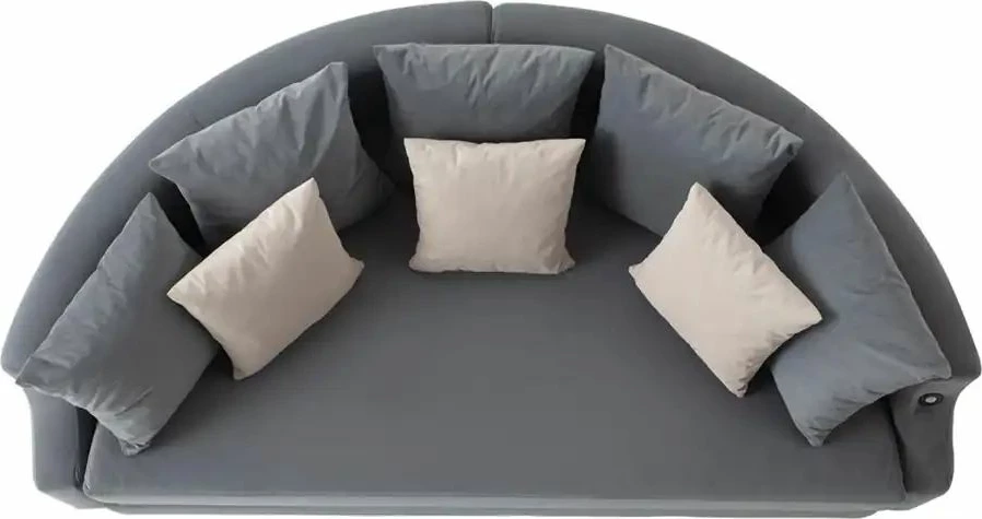 Divan-krevat 3 vendësh, Atelier del Sofa, ngjyrë antracit