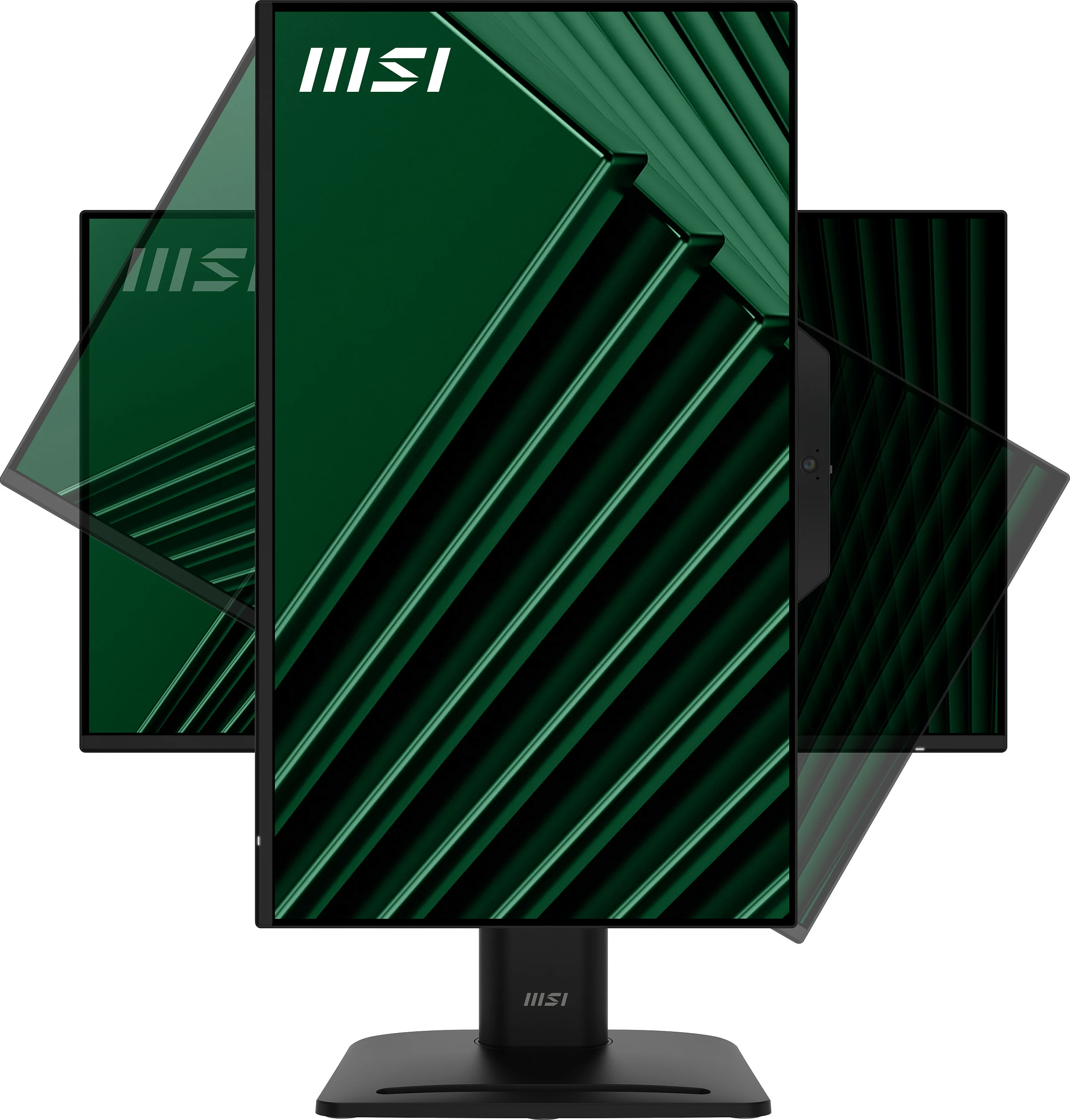 Monitor MSI PRO MP242PMGDE 24", IPS, FHD, 120Hz, 1ms, me kamerë, USB hub, i zi