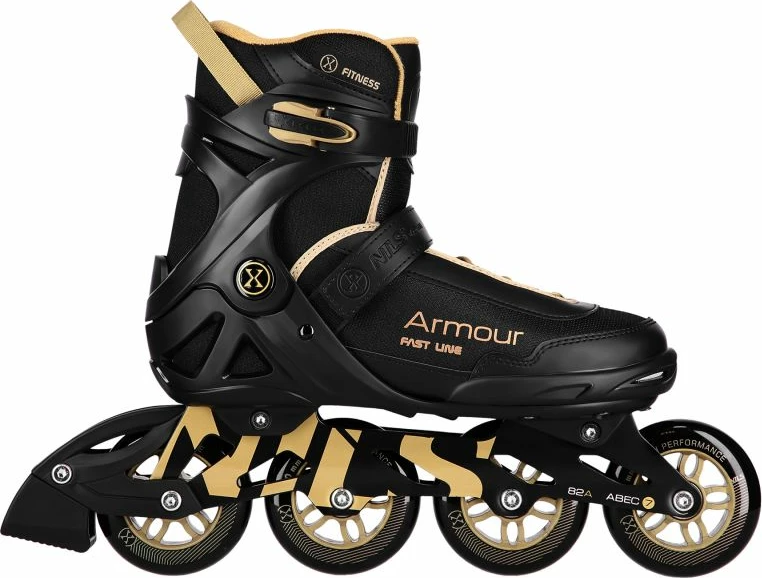 Rollera Nils Extreme ARMOUR Black and Gold, 42, të arta