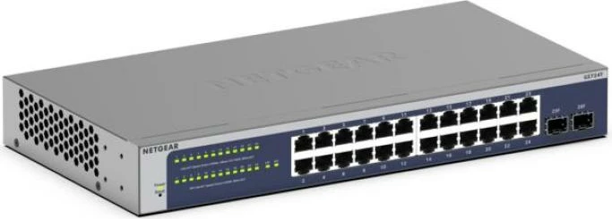 Switch Netgear GS724T-600EUS 24-port 1Gbps, gri