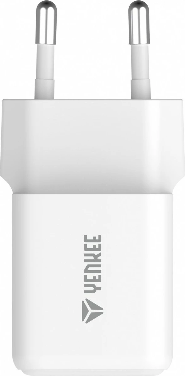 Karikues muri YENKEE YAC G38 VOLT, 20W, 2 porta USB (USB-A + USB-C), Bardhë