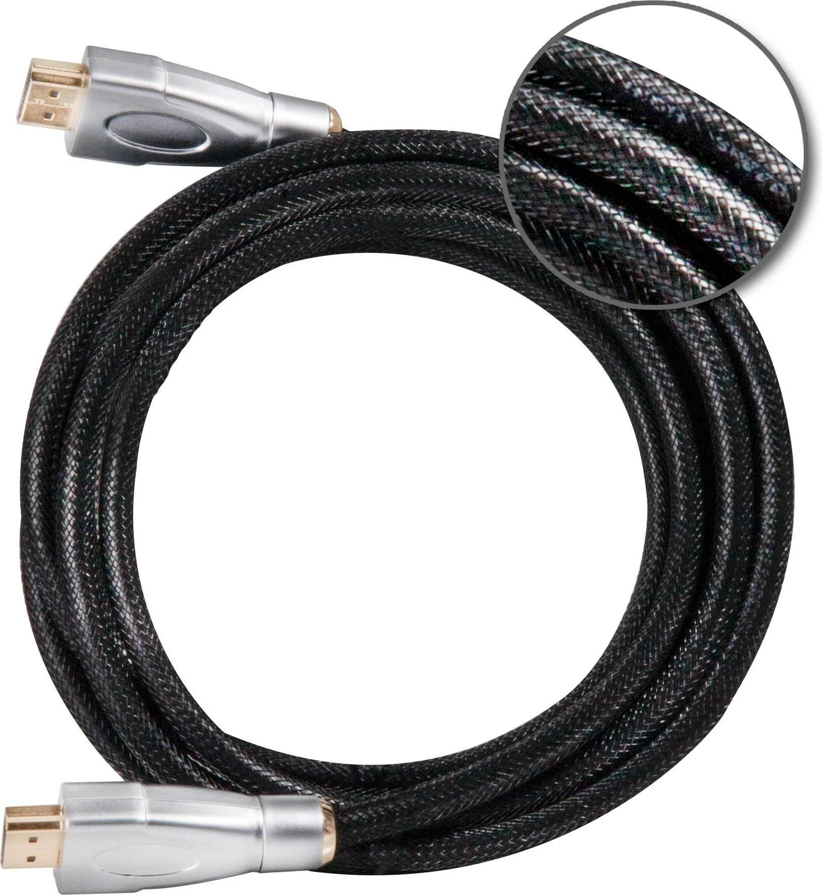 Kabllo HDMI Club3D 2.0, 3 metra, 4K60Hz, e zezë