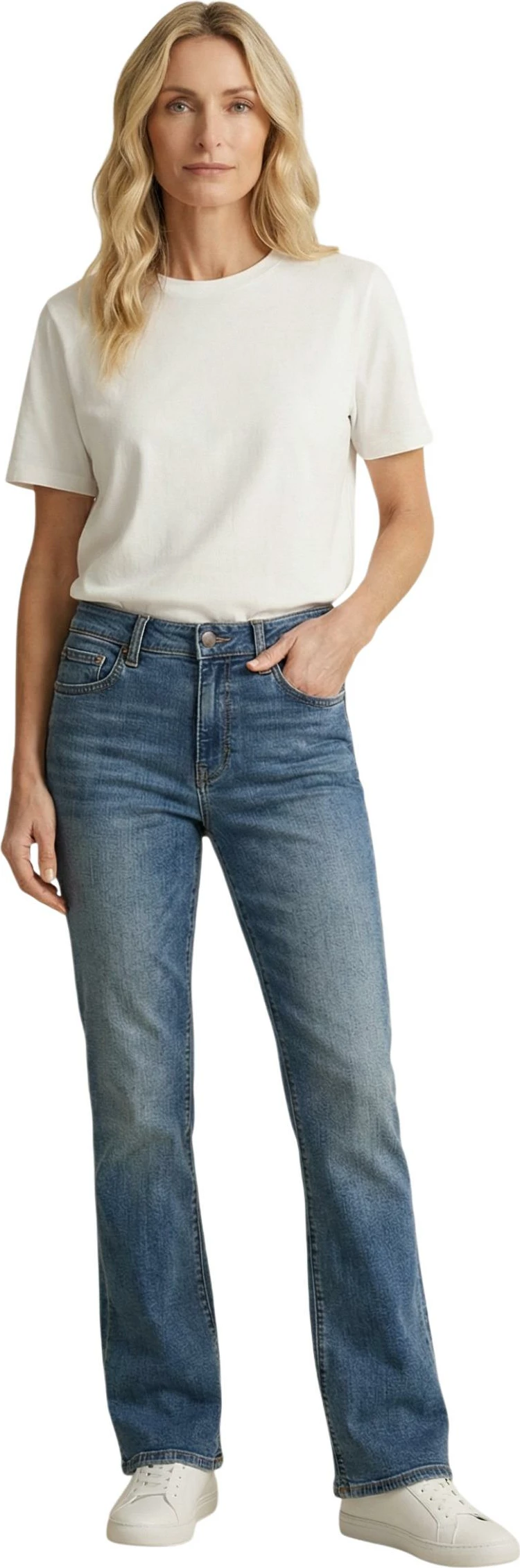 Xhinse për femra Levi's 725 High Rise Bootcut, indigo [Madhësia: 28/32]