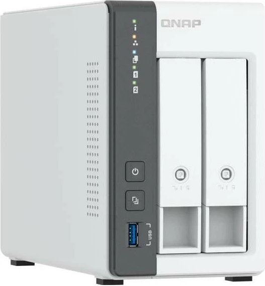 NAS Qnap TS-216G, 4GB RAM, 12TB, i bardhë