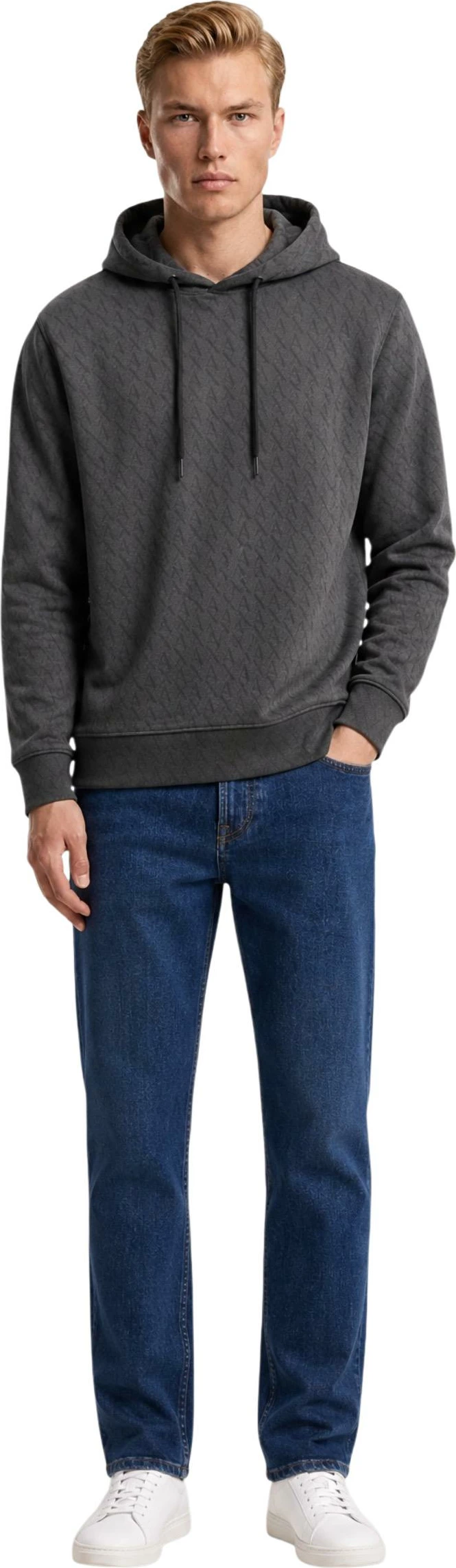 Duks me kapuç për meshkuj Armani Exchange XM001225, i gjelbër i errët [Madhësia: L]