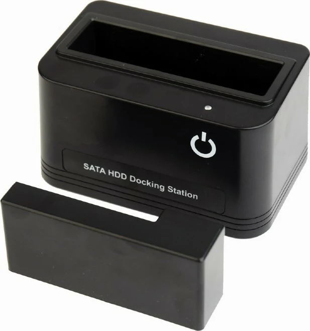 Docking station Gembird HD32-U2S-5 për SSD/HDD 2.5"/3.5", USB 2.0, e zezë