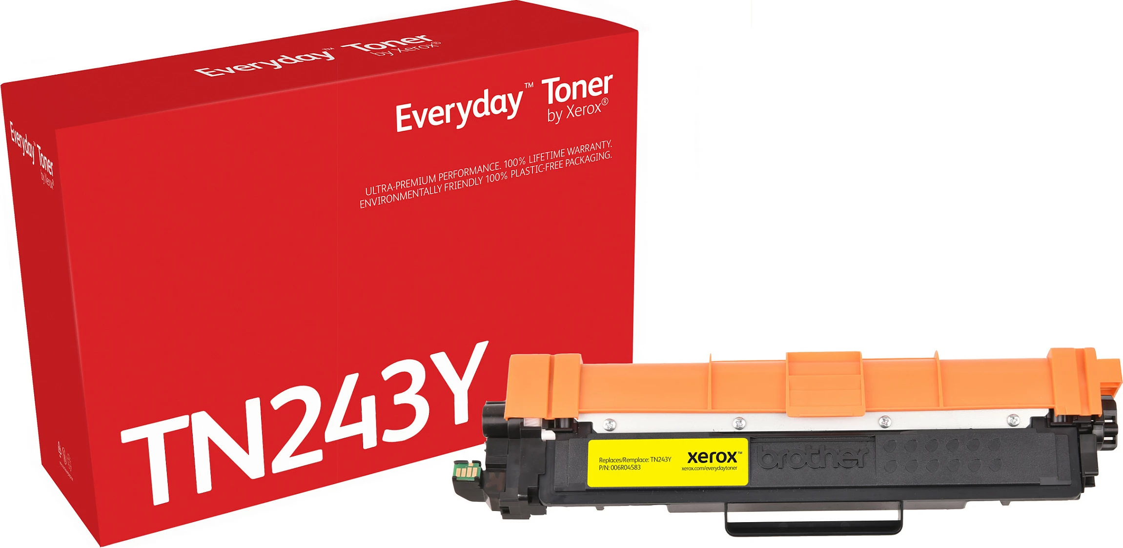 Toner Xerox Everyday TN-243Y kompatibil me Brother, 1000 faqe, i verdhë