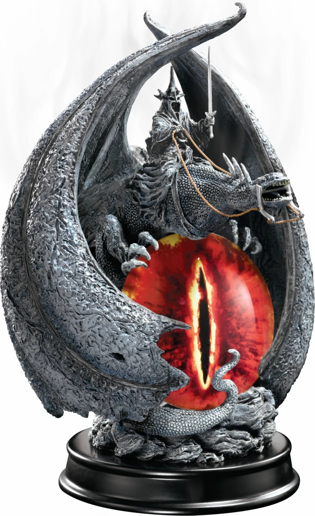 Mbajtëse kadile Noble Collection Lord of the Rings Fury of the Witch King 20 cm, porcelan cold-cast