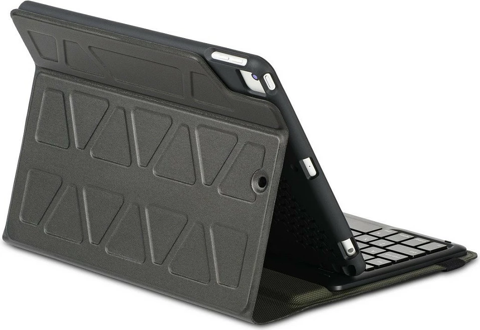 Mbështjellës folio me tastierë Targus THZ891DE Pro-Tek Education për iPad 10.2" (7/8 Gen), Bluetooth, i zi