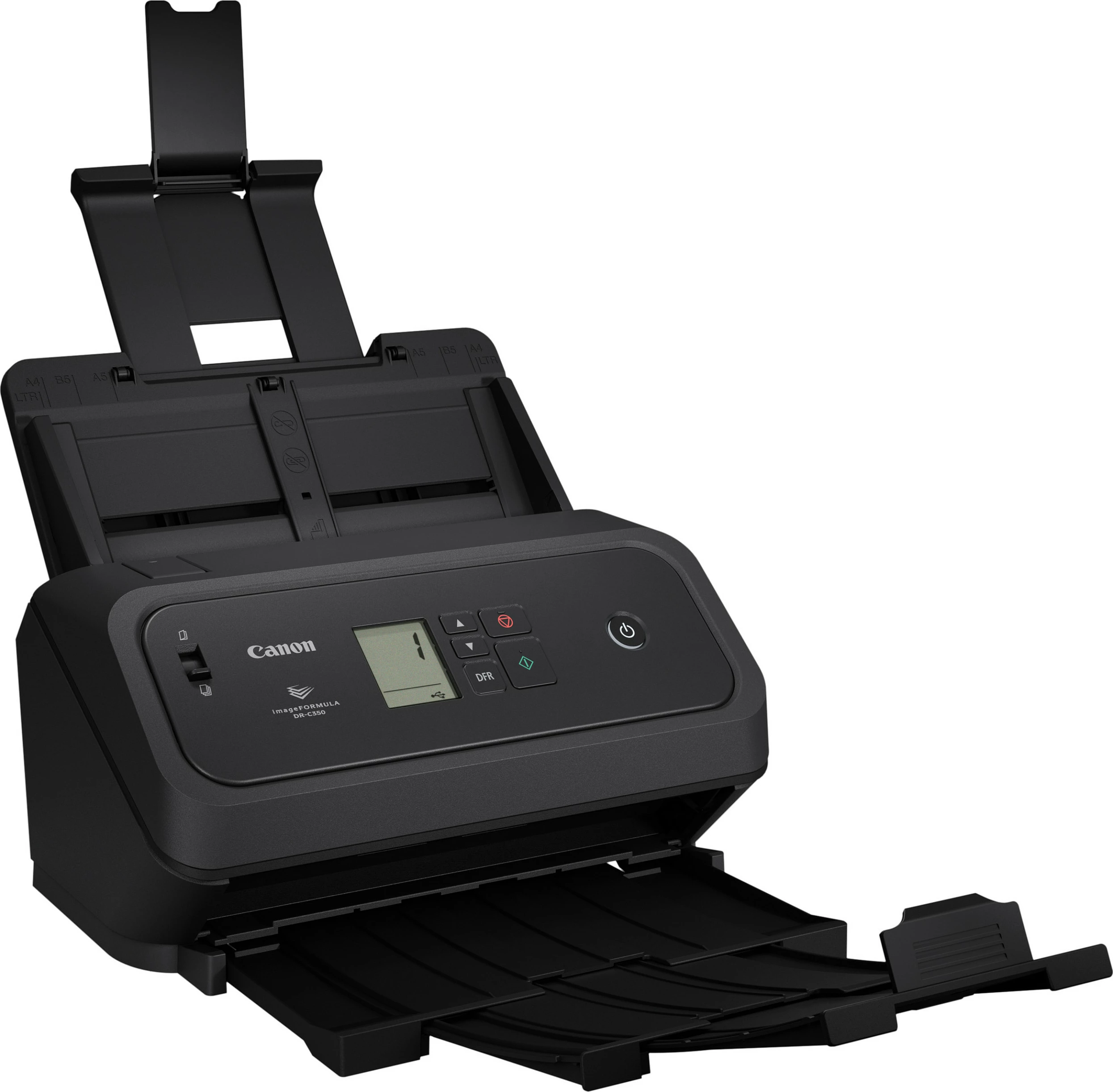 Skaner desktop Canon imageFORMULA DR-C340, A4, ADF, Duplex, 600 x 600 DPI, Ethernet, i zi