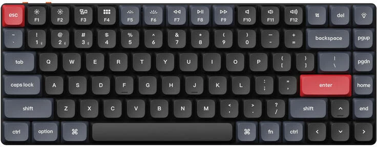 Tastierë mekanike Keychron K3 Pro, wireless, low profile, Gateron Brown, 84 taste, e zezë