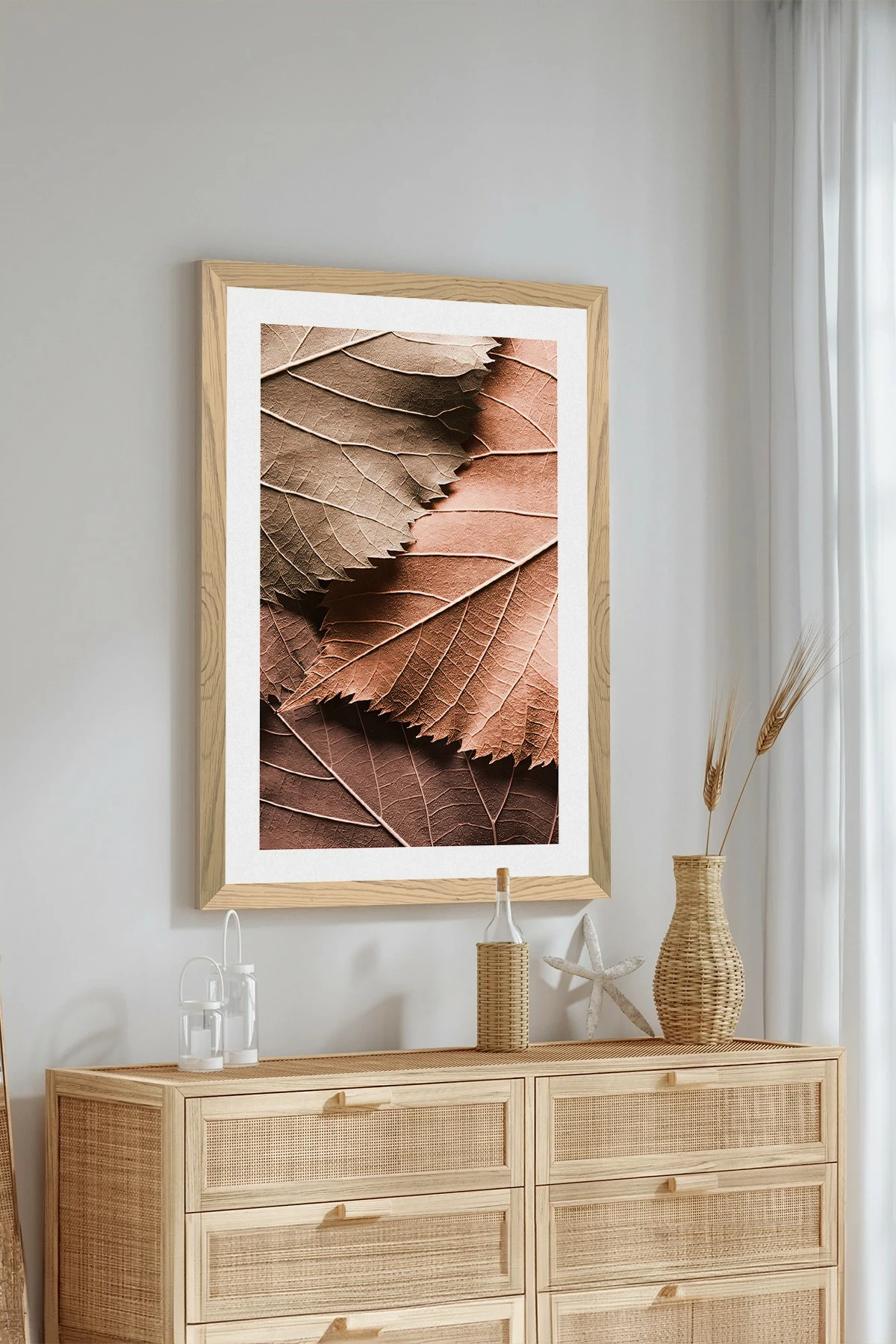 Pikturë dekorative Wallity, Tekhammdf119, shumëngjyrëshe, 33x48cm