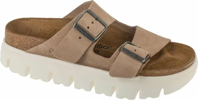 Sandale Birkenstock Arizona Papillio Chunky LEVE, bezhë