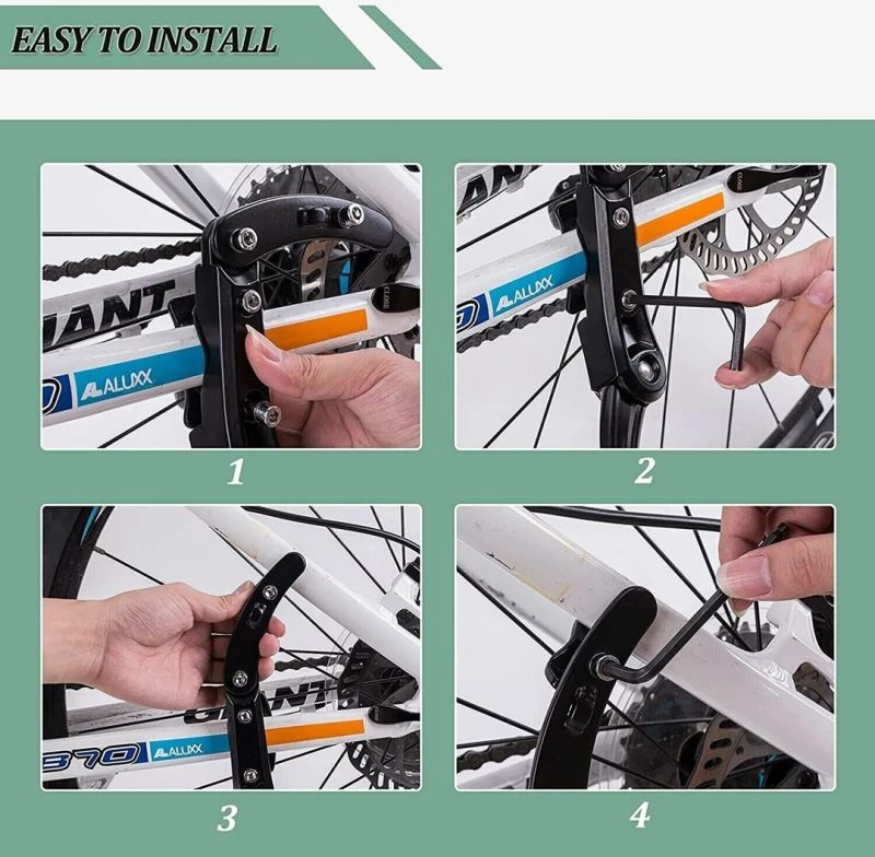 Kickstand biçiklete Rockbros, unisex, e zezë