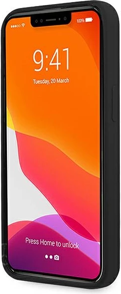 Mbështjellës BMW Silicone Signature për iPhone 13 mini, 5.4", i zi
