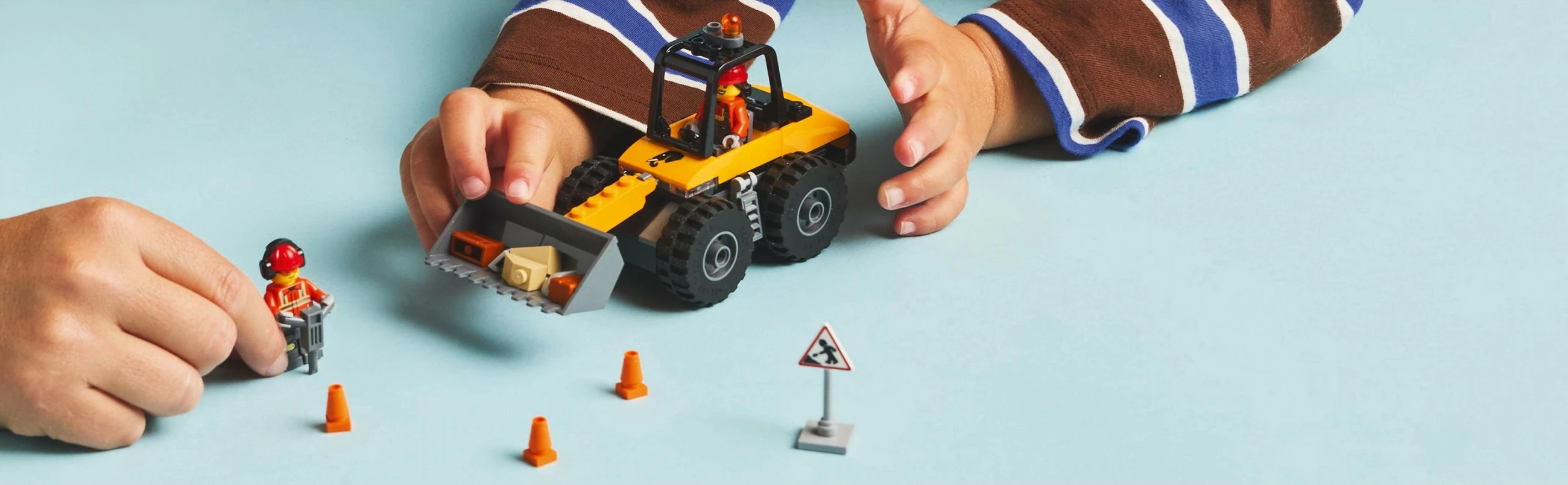 Set ndërtimi LEGO City 60450 Radlader, 81 pjesë, multikolor
